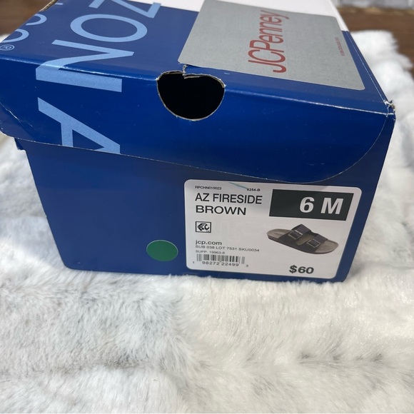 Arizona Brown Slide Sandals size 6 - Picture 7 of 8